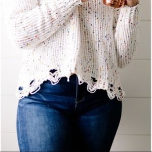 Mittoshop Sweaters,NWOT, confetti sweater, size M